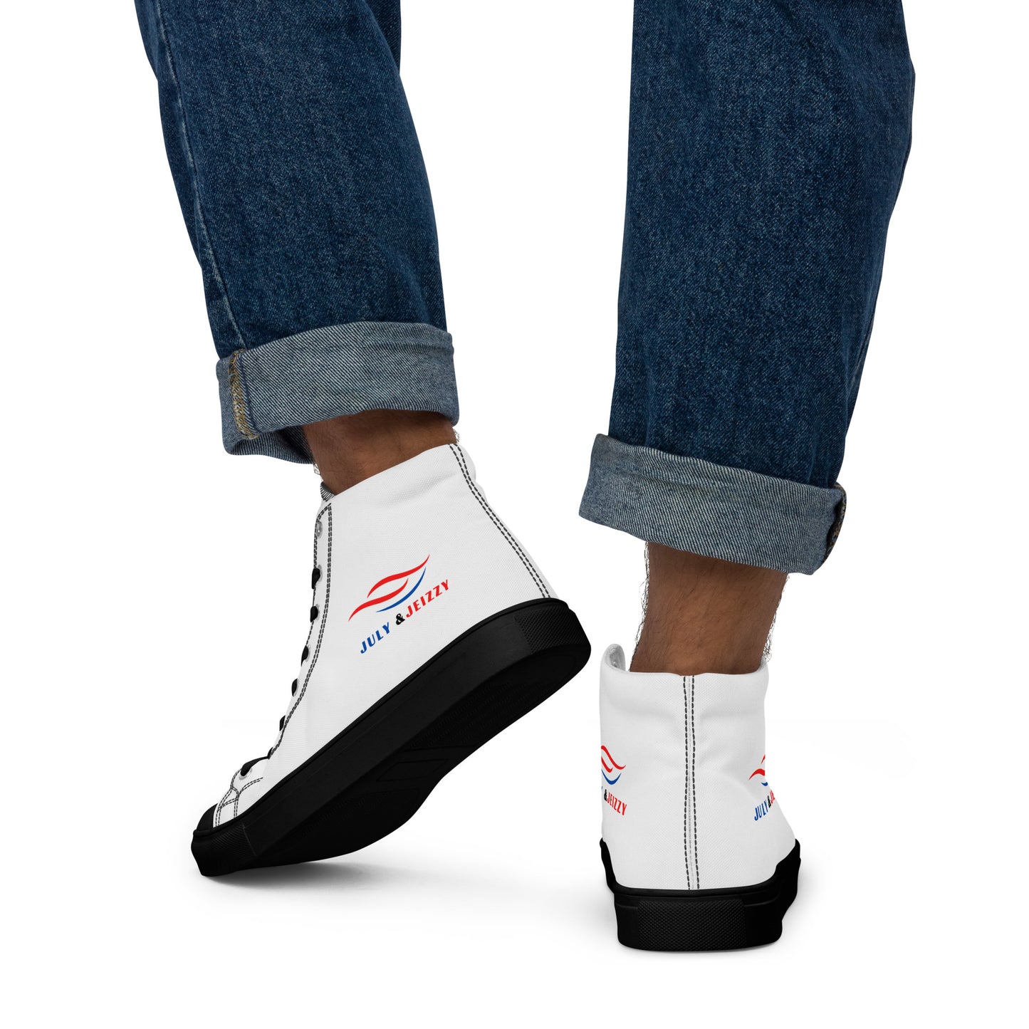 Zapatillas de Lona de Caña Alta para Hombre