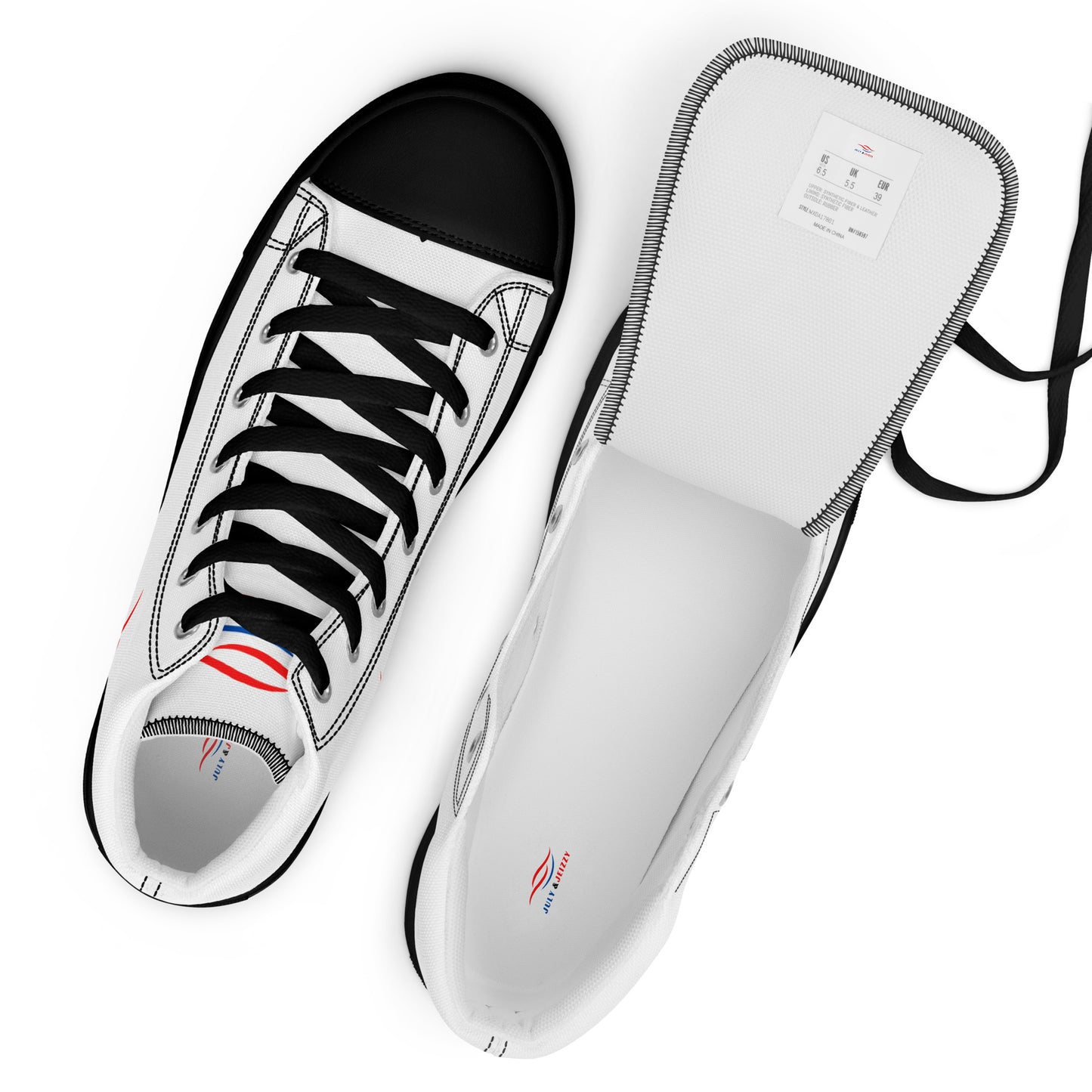Zapatillas de Lona de Caña Alta para Hombre