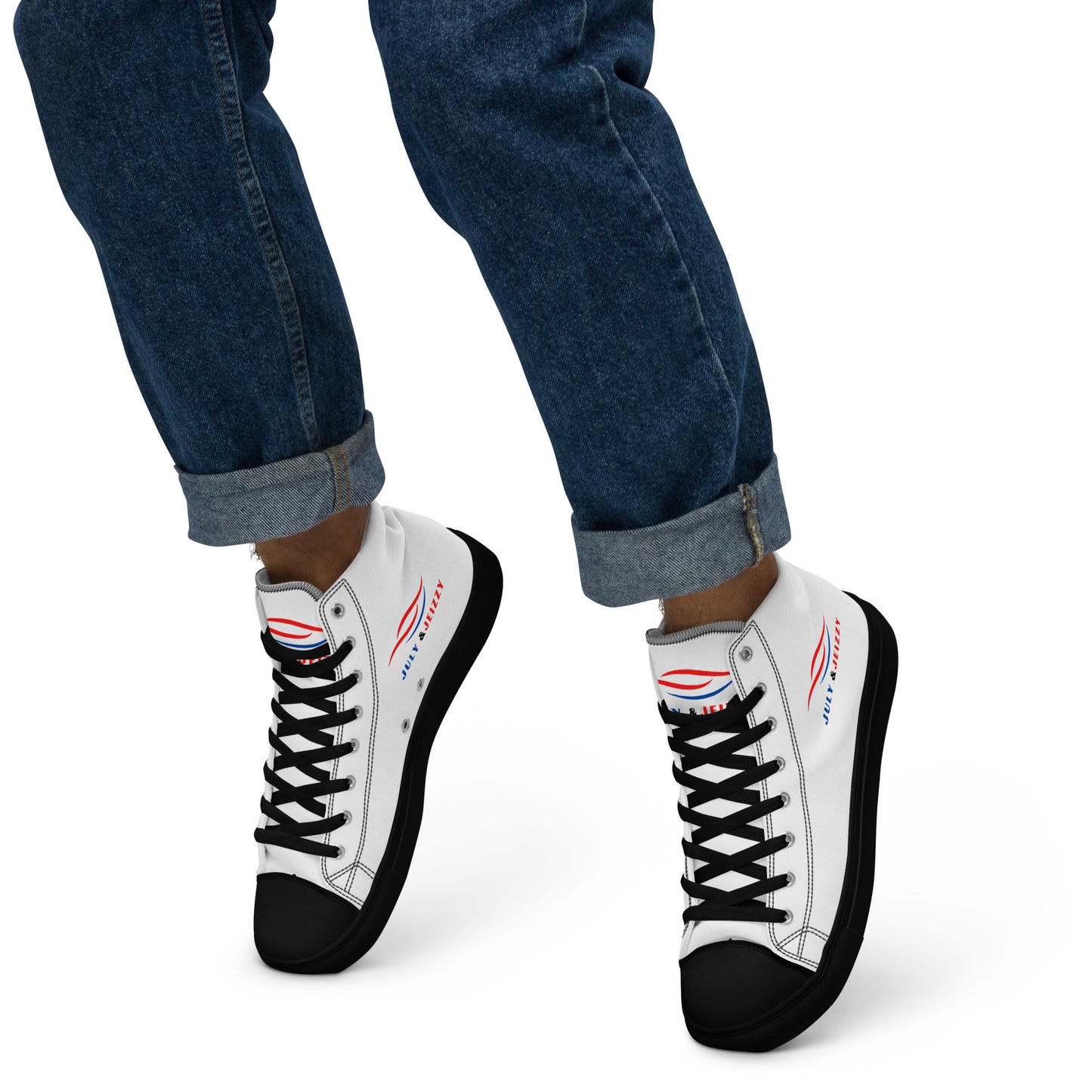 Zapatillas de Lona de Caña Alta para Hombre