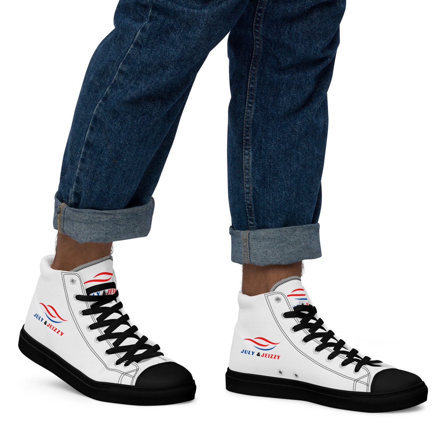 Zapatillas de Lona de Caña Alta para Hombre