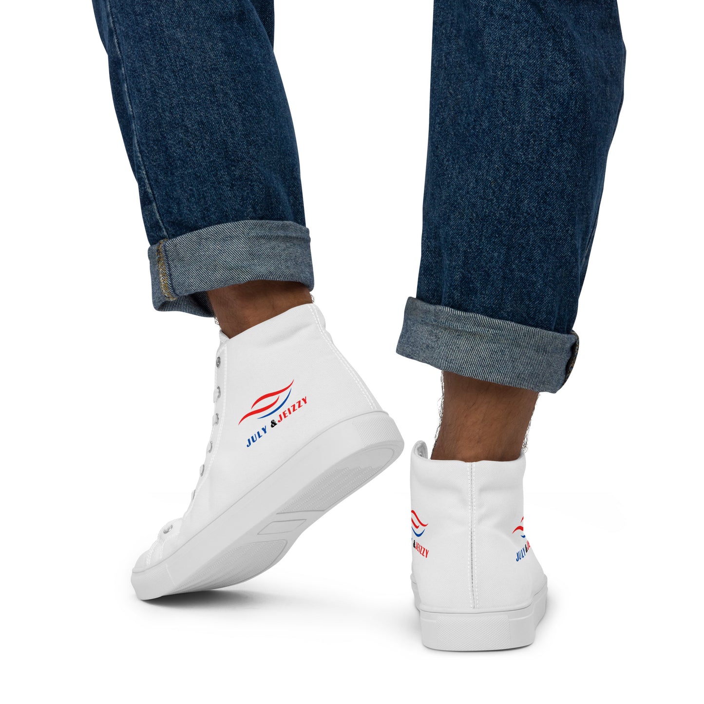 Zapatillas de Lona de Caña Alta para Hombre