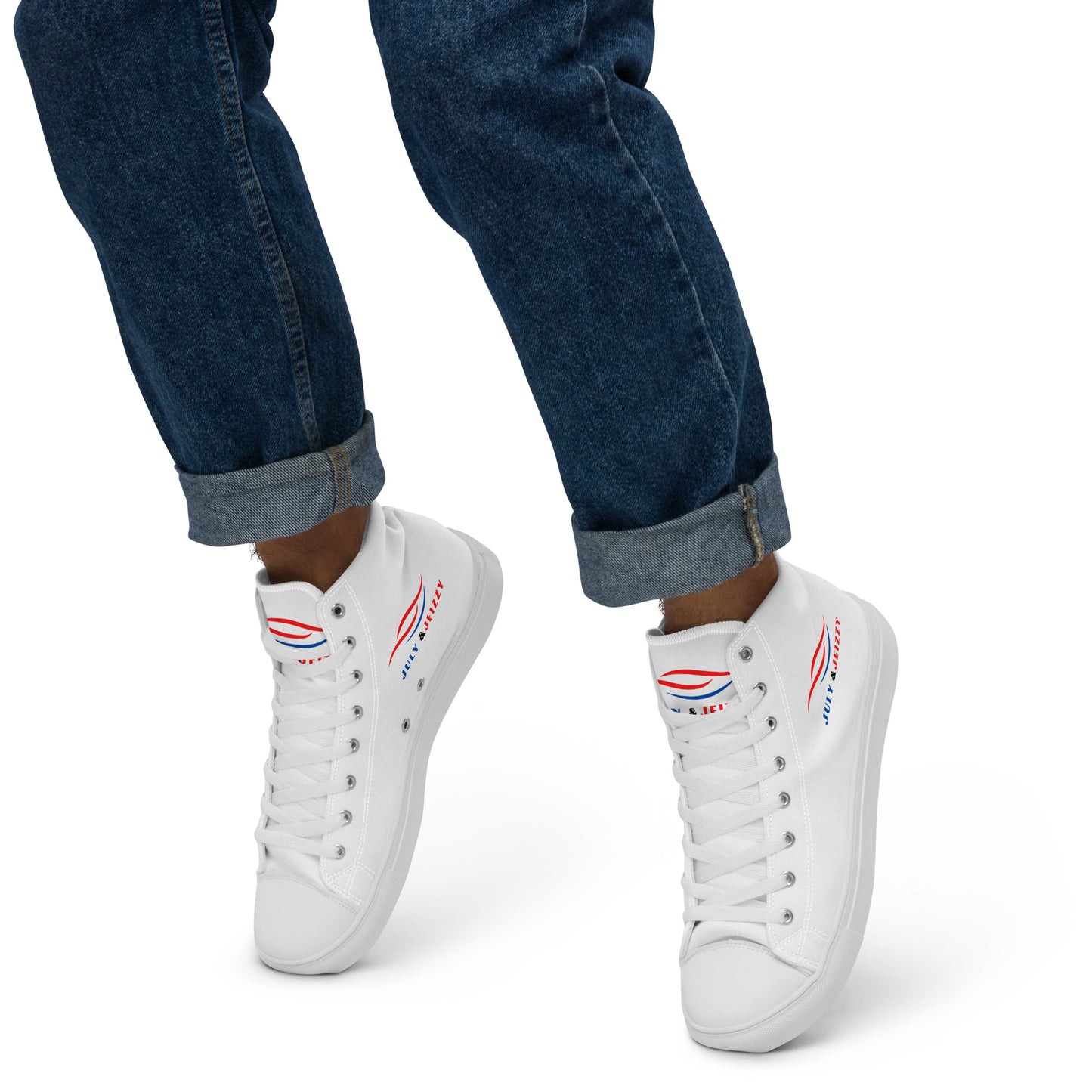 Zapatillas de Lona de Caña Alta para Hombre