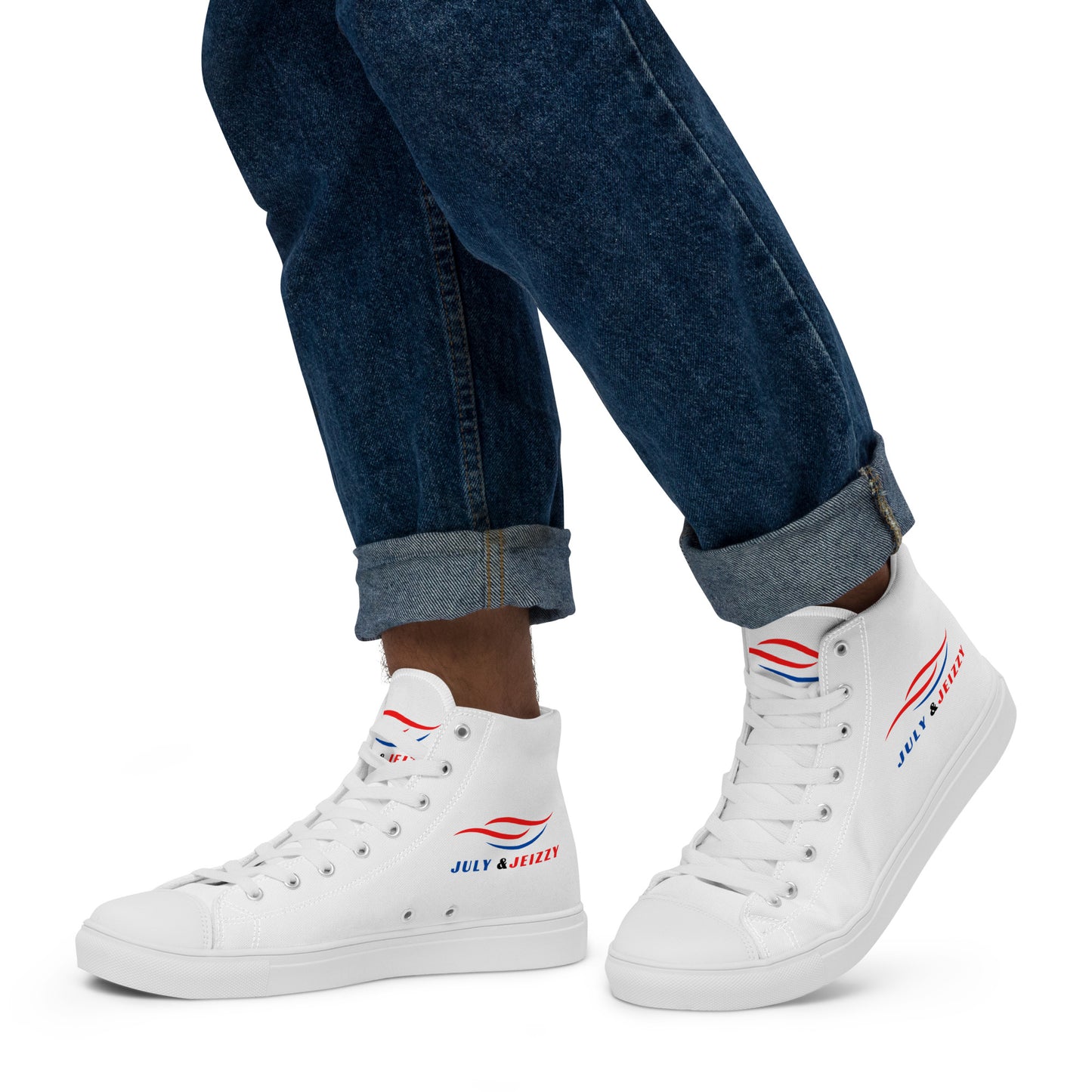 Zapatillas de Lona de Caña Alta para Hombre