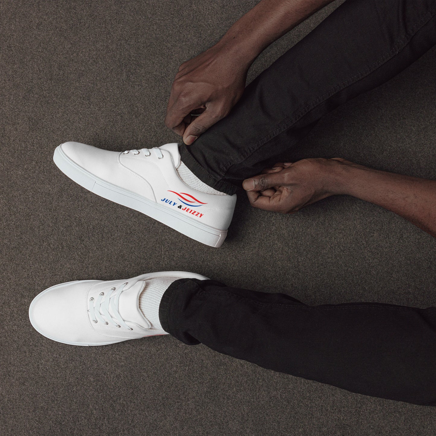 Zapatillas de Lona con Cordones para Hombre