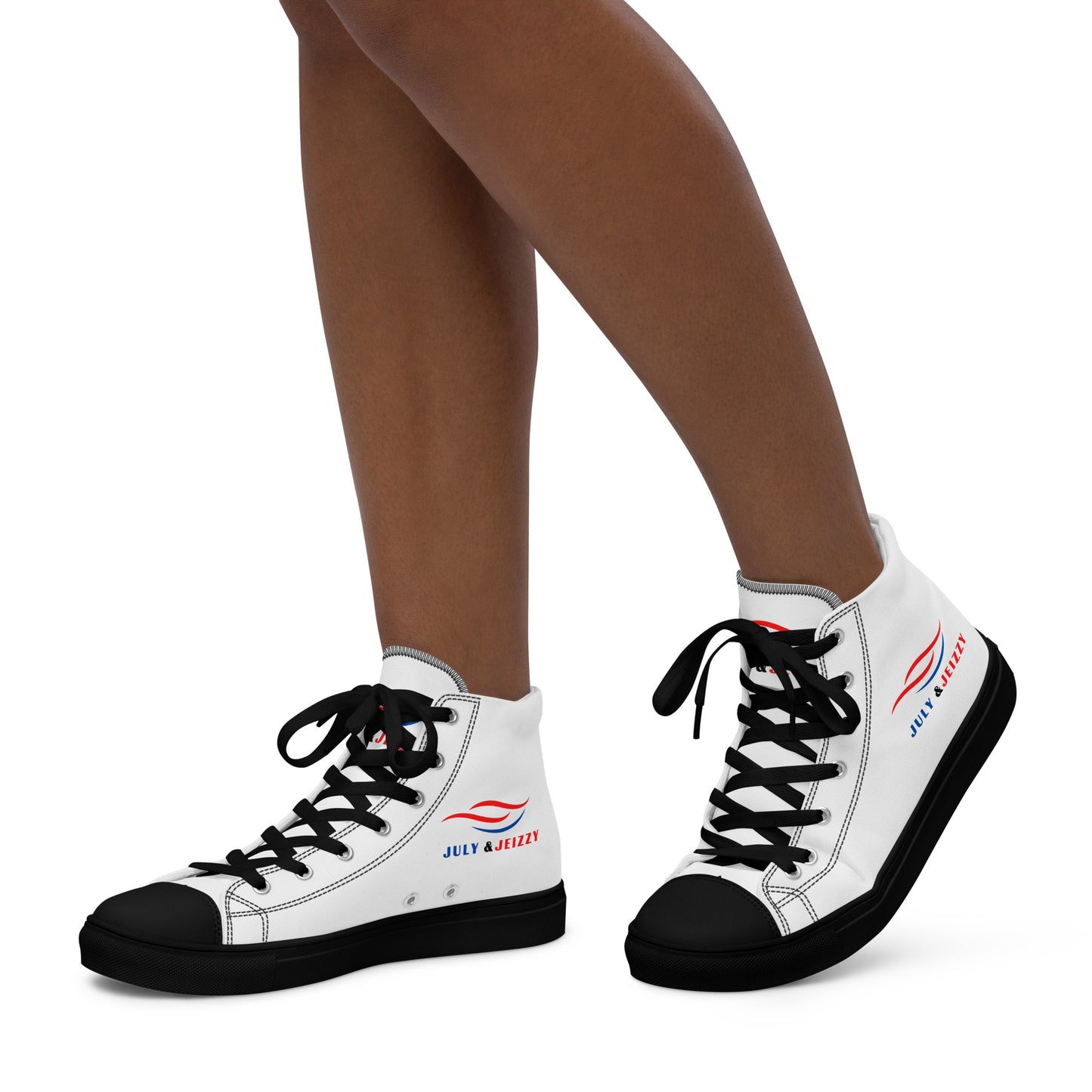 Zapatillas de Lona de Caña Alta para Mujer