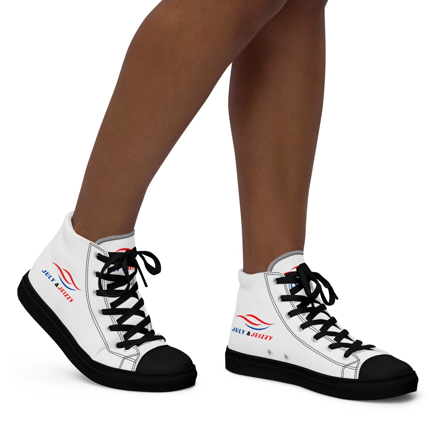 Zapatillas de Lona de Caña Alta para Mujer