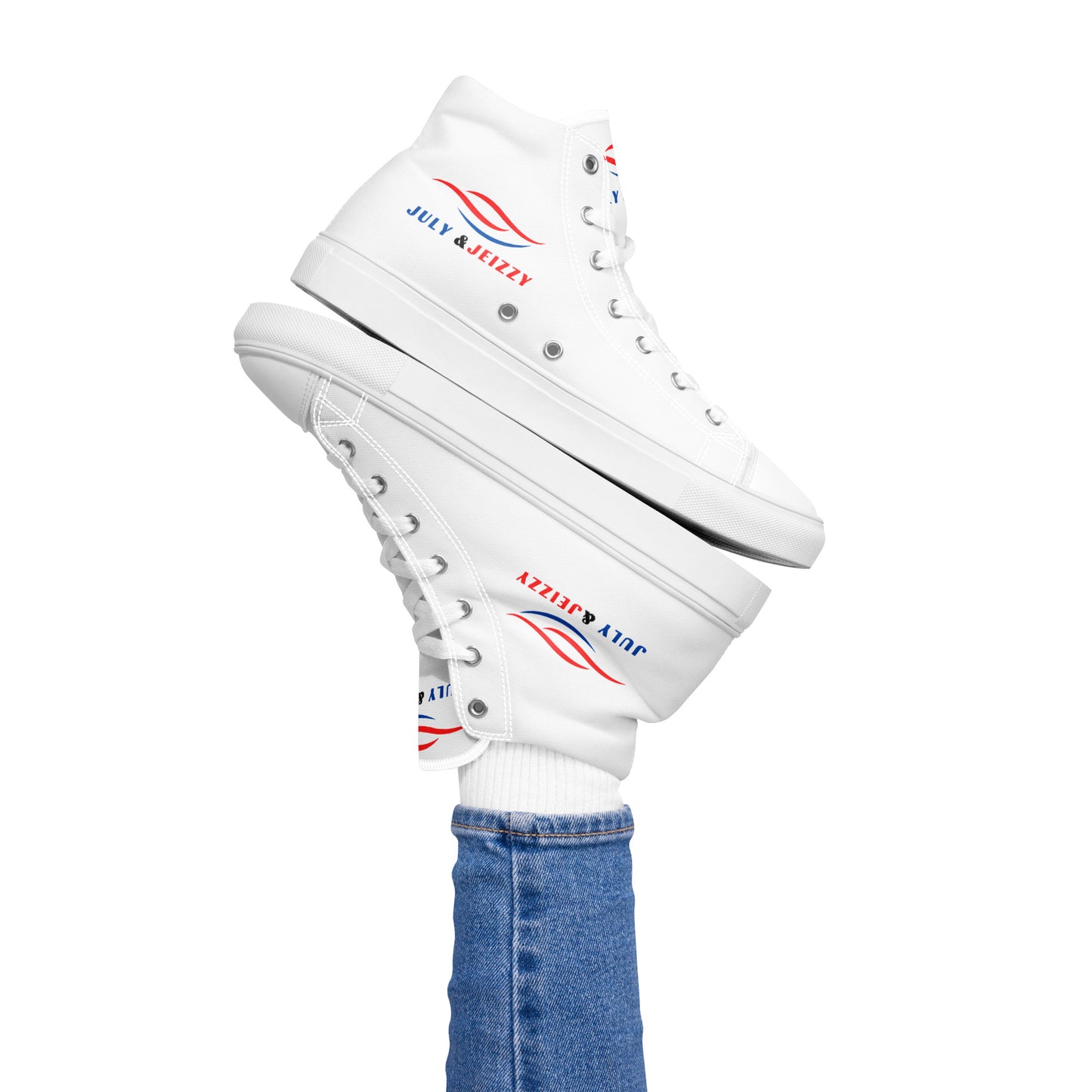 Zapatillas de Lona de Caña Alta para Mujer