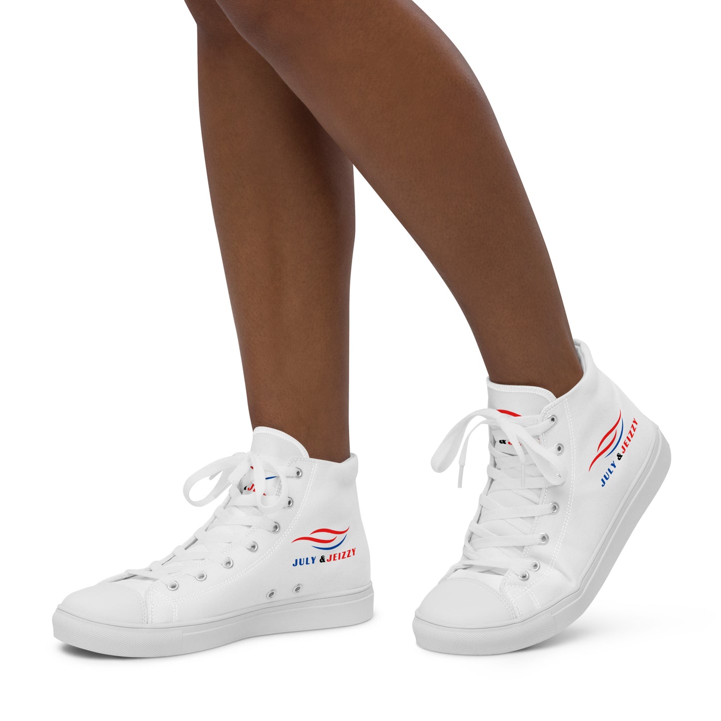 Zapatillas de Lona de Caña Alta para Mujer