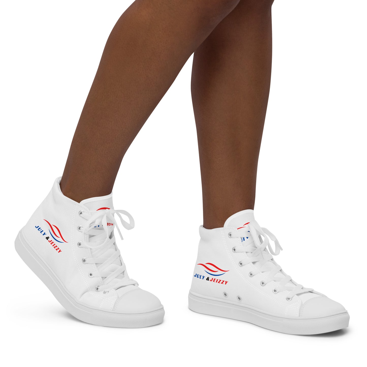 Zapatillas de Lona de Caña Alta para Mujer