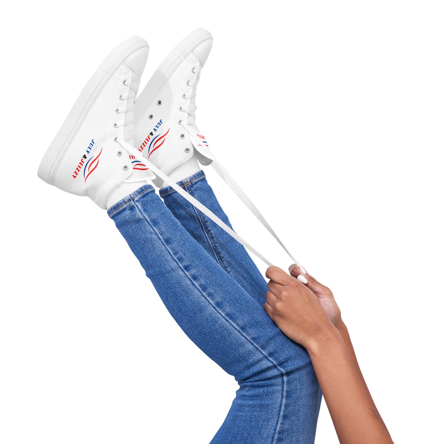 Zapatillas de Lona de Caña Alta para Mujer