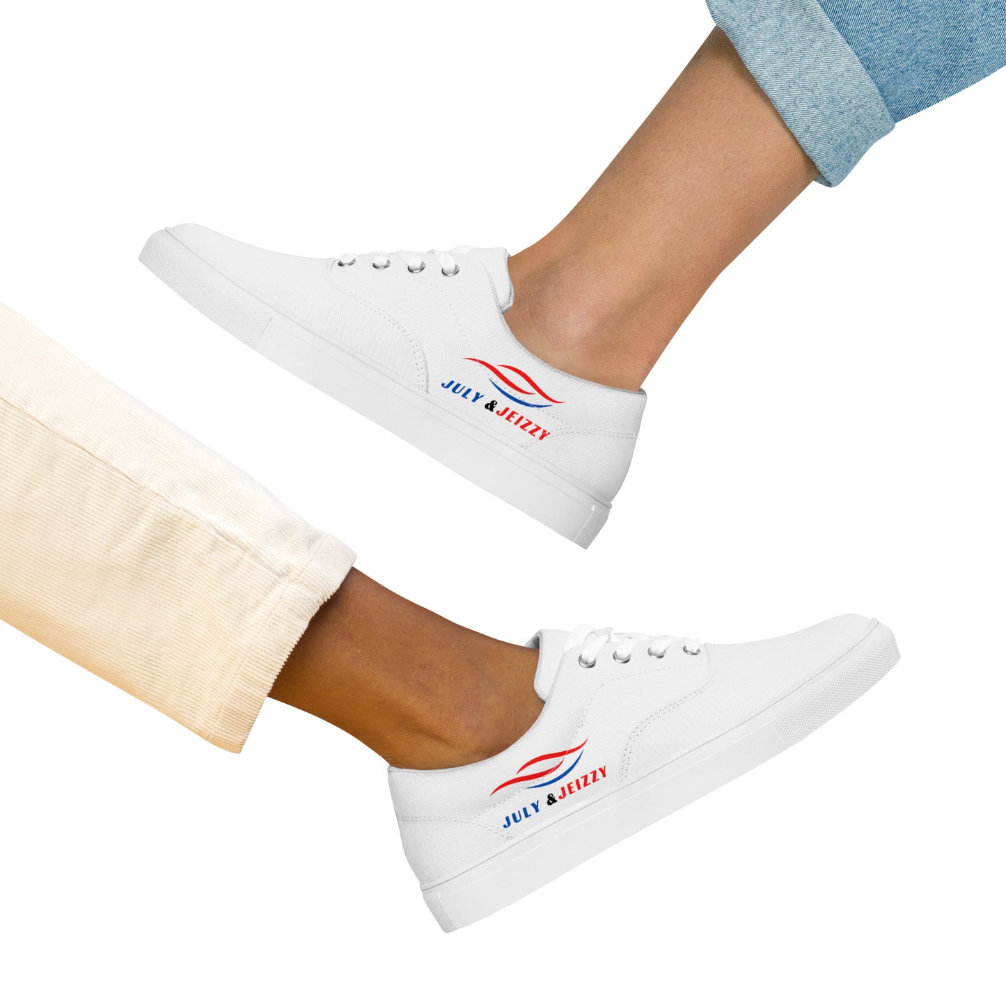 Zapatillas de Lona con Cordones para Mujer