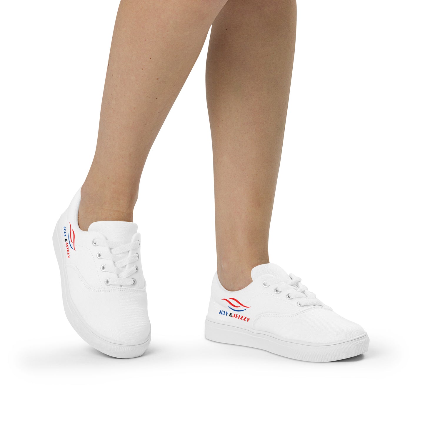 Zapatillas de Lona con Cordones para Mujer
