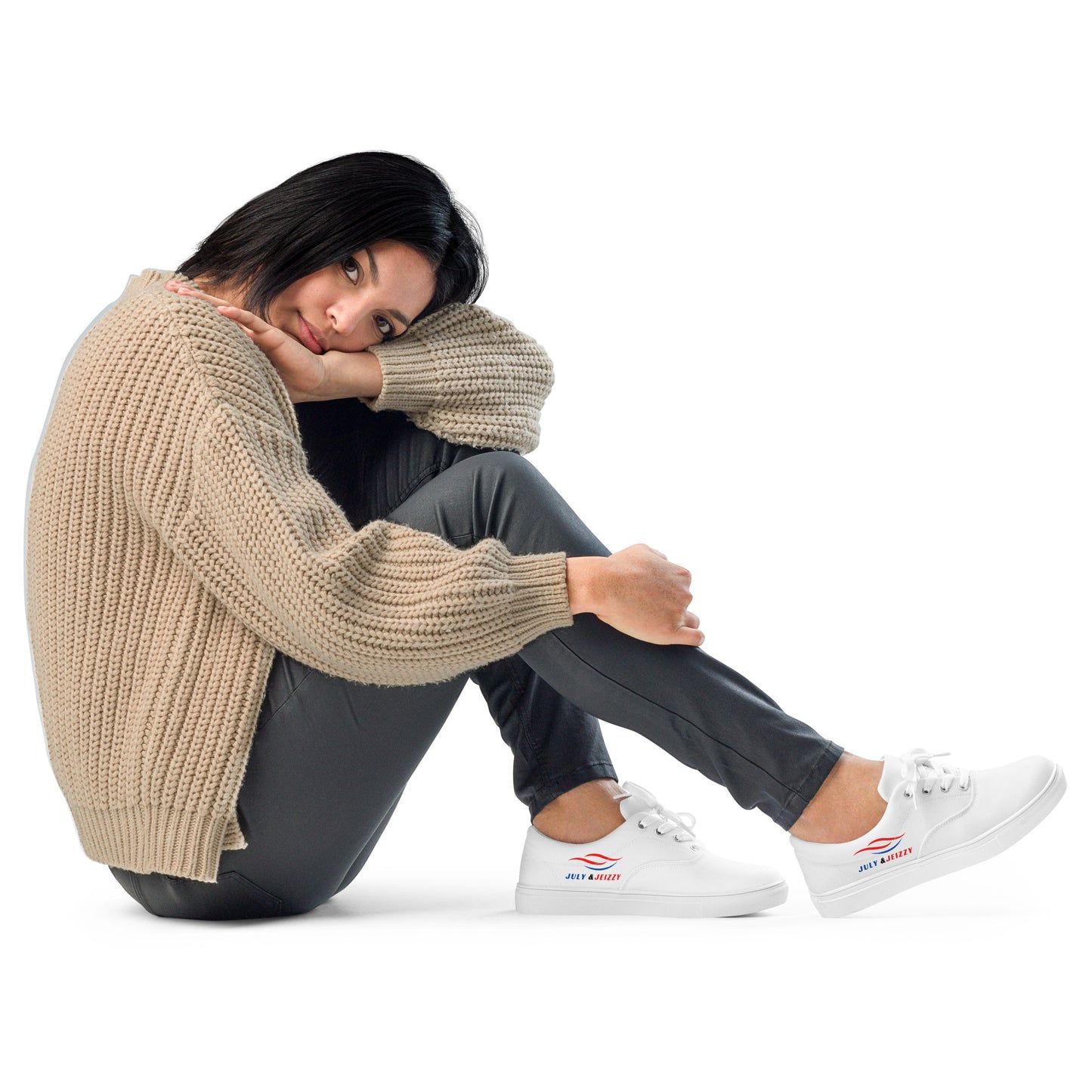 Zapatillas de Lona con Cordones para Mujer
